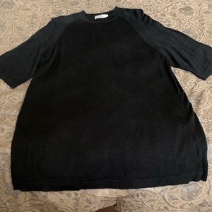 Men’s black Cumran XL silk tee